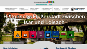 What Wolfratshausen.de website looked like in 2021 (3 years ago)