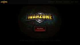 What Warzone.com website looked like in 2021 (3 years ago)
