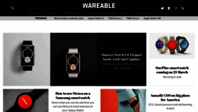 What Wareable.com website looked like in 2021 (3 years ago)