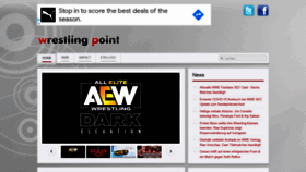 What Wrestling-point.de website looked like in 2021 (4 years ago)