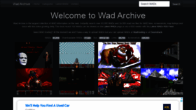 What Wad-archive.com website looked like in 2021 (3 years ago)