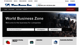 What World-business-zone.com website looked like in 2021 (3 years ago)