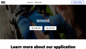 What Whide.com website looked like in 2021 (3 years ago)