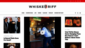 What Whiskeyriff.com website looked like in 2021 (3 years ago)