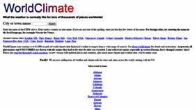 What Worldclimate.com website looked like in 2021 (3 years ago)