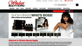 What Windsorbeautysupply.com website looked like in 2021 (3 years ago)