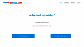 What Waxkabaro.net website looked like in 2021 (4 years ago)