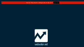 What Webvoter.net website looked like in 2021 (3 years ago)