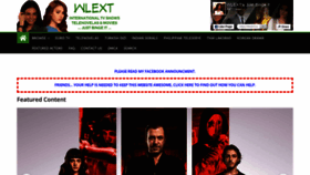 What Wlext.net website looked like in 2021 (3 years ago)