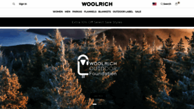 What Woolrich.eu website looked like in 2021 (3 years ago)