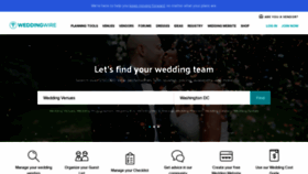 What Weddingwire.com website looked like in 2021 (3 years ago)