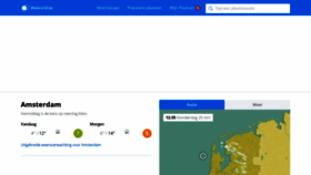What Weeronline.nl website looked like in 2021 (3 years ago)