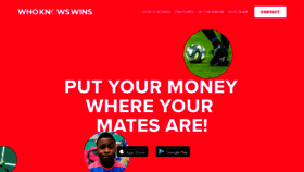 What Whoknowswins.com website looked like in 2021 (3 years ago)