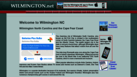 What Wilmington.net website looked like in 2021 (3 years ago)