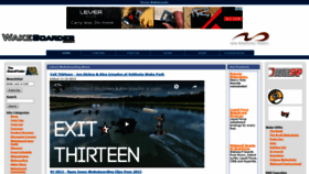 What Wakeboarder.com website looked like in 2021 (3 years ago)
