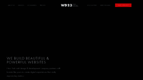 What Webdesigner23.com website looked like in 2021 (3 years ago)