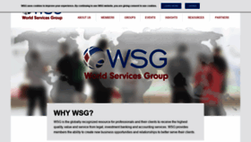 What Worldservicesgroup.com website looked like in 2021 (3 years ago)