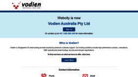 What Webcity.com.au website looked like in 2021 (3 years ago)