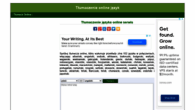 What Webtran.pl website looked like in 2021 (3 years ago)