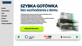 What Wezszybko.pl website looked like in 2021 (3 years ago)