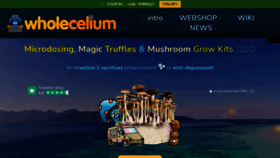 What Wholecelium.com website looked like in 2021 (3 years ago)