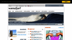 What Wannasurf.com website looked like in 2021 (3 years ago)