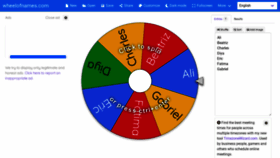 What Wheelofnames.com website looked like in 2021 (3 years ago)