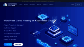 What Wp-clusters.com website looked like in 2021 (4 years ago)