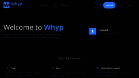 What Whyp.it website looked like in 2021 (3 years ago)