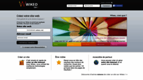 What Wikeo.be website looked like in 2021 (3 years ago)