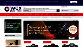 What Wexphotographic.com website looked like in 2021 (3 years ago)