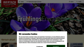 What Wertach.de website looked like in 2021 (4 years ago)