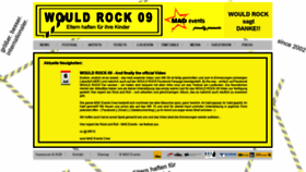 What Wouldrock.at website looked like in 2021 (3 years ago)