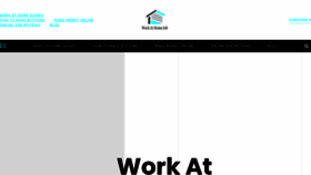 What Workathomejob.tips website looked like in 2021 (3 years ago)