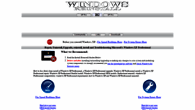 What Windowsxpprofessional.windowsreinstall.com website looked like in 2021 (3 years ago)