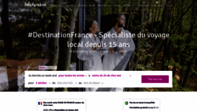 What Weekendesk.fr website looked like in 2021 (3 years ago)