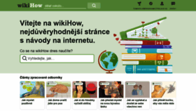 What Wikihow.cz website looked like in 2021 (3 years ago)