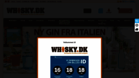 What Whisky.dk website looked like in 2021 (3 years ago)