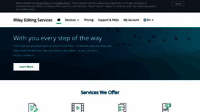 What Wileyeditingservices.com website looked like in 2021 (3 years ago)