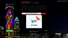 What Weatherx.co.in website looked like in 2021 (3 years ago)