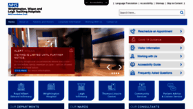 What Wwl.nhs.uk website looked like in 2021 (3 years ago)