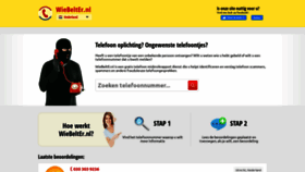 What Wiebelter.nl website looked like in 2021 (5 years ago)