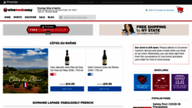 What Winemadeeasy.com website looked like in 2021 (3 years ago)