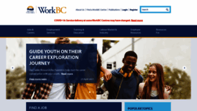 What Workbc.ca website looked like in 2021 (3 years ago)