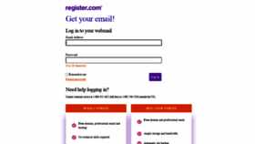 What Webmail08.register.com website looked like in 2021 (2 years ago)