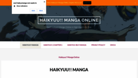 What Ww2.haikyumanga.com website looked like in 2021 (3 years ago)