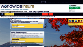 What Worldwideinsure.com website looked like in 2021 (3 years ago)
