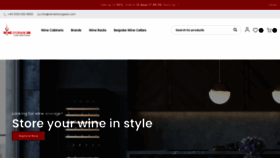 What Winestorageuk.com website looked like in 2021 (3 years ago)