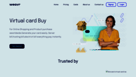 What Wavercard.com website looked like in 2021 (2 years ago)