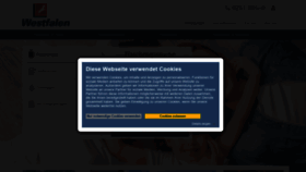 What Westfalen.com website looked like in 2021 (2 years ago)